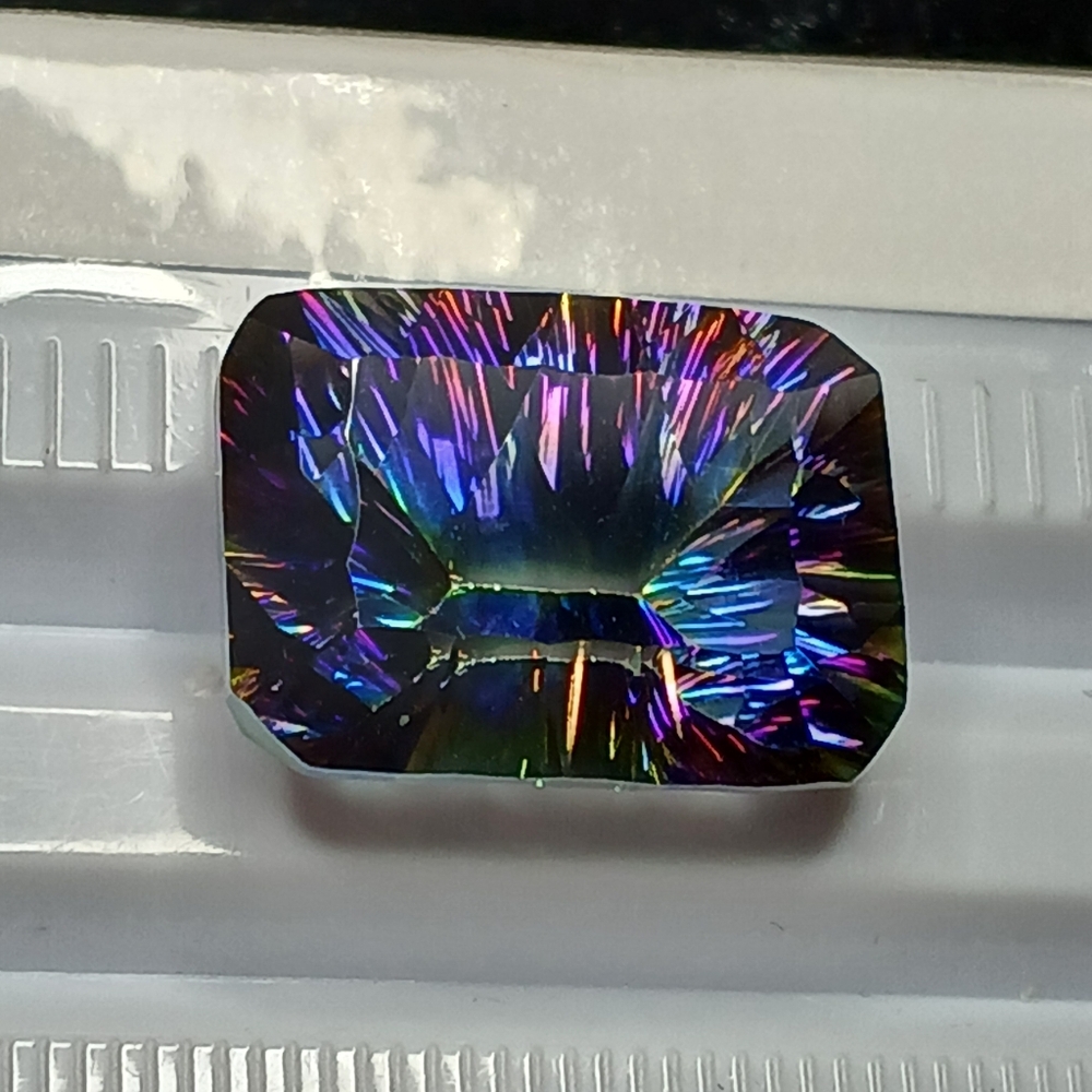 Iridescent Mystic Quartz Gemstone 20x15mm